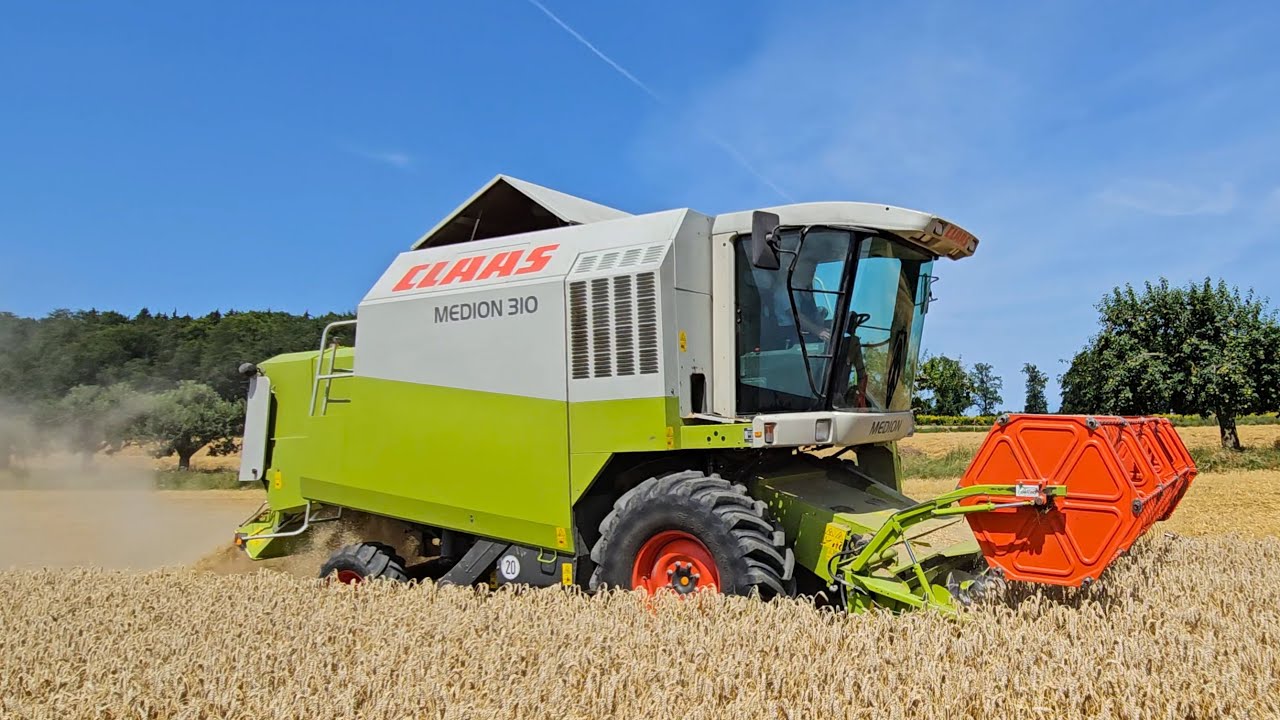 Fantastischer Claas Medion 310 drescht 