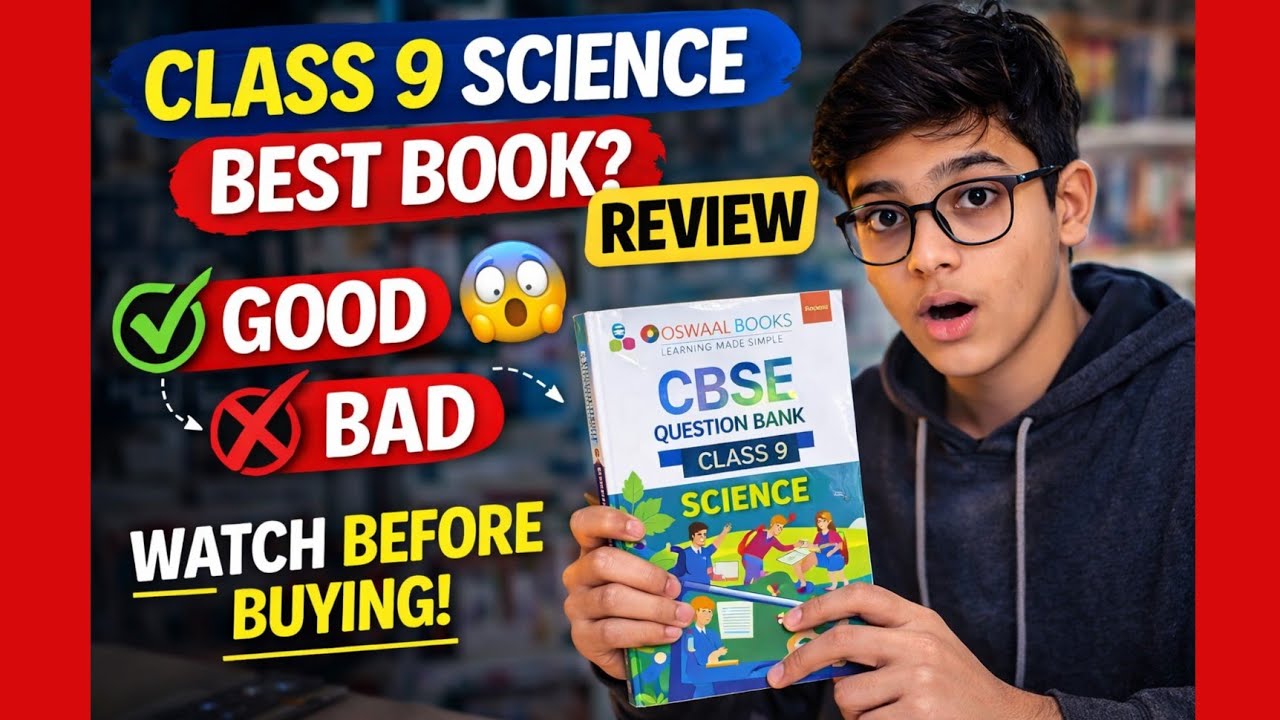 Class 9 Science Oswaal Question Bank Review | Best Book for CBSE?