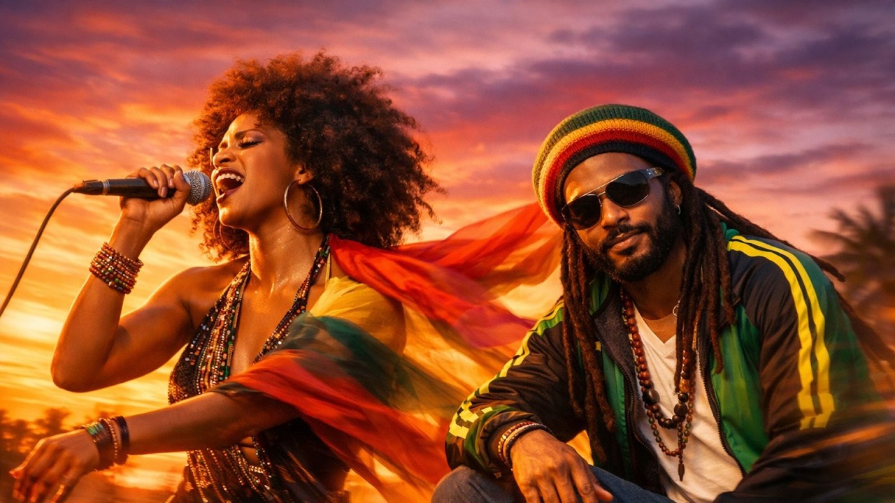 Aya Nakamura & Damian Marley - Blue Island 🌴 Smooth Classic Reggae Chill Soulful Playlist 2026