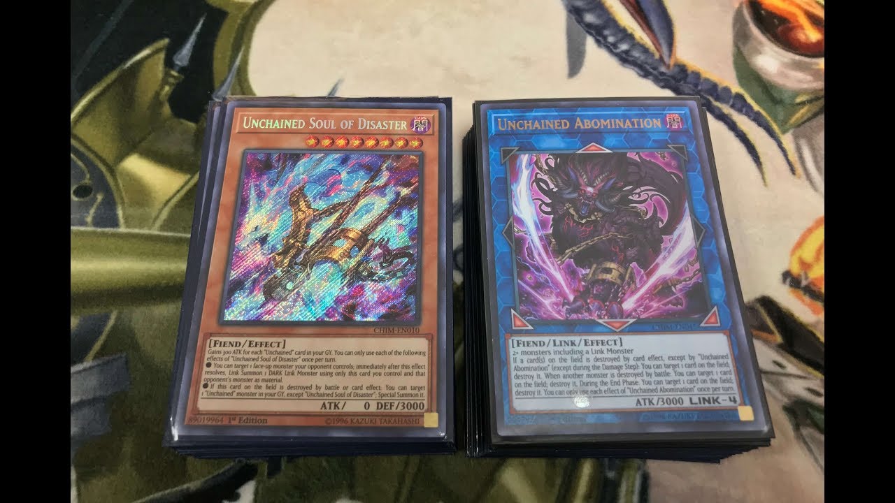 NEW (Yugioh) Pure Unchained Deck Profile October 2019