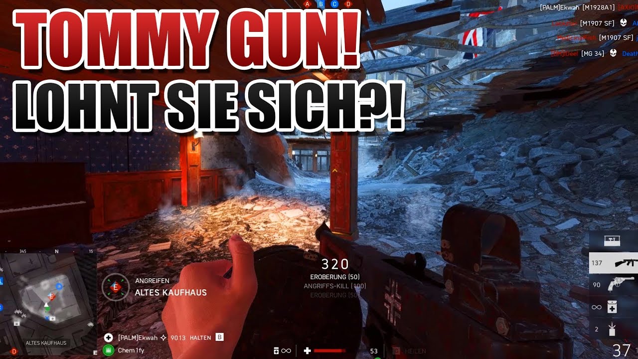 Lohnt sich die Rang 20 Medic Waffe? Battlefield 5 Thompson