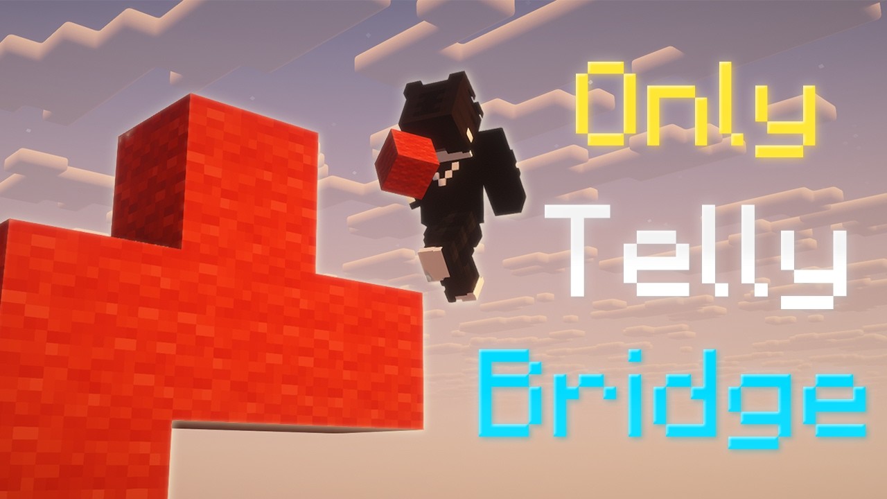 Bedfight But I Can Only Telly Bridge. #minecraft