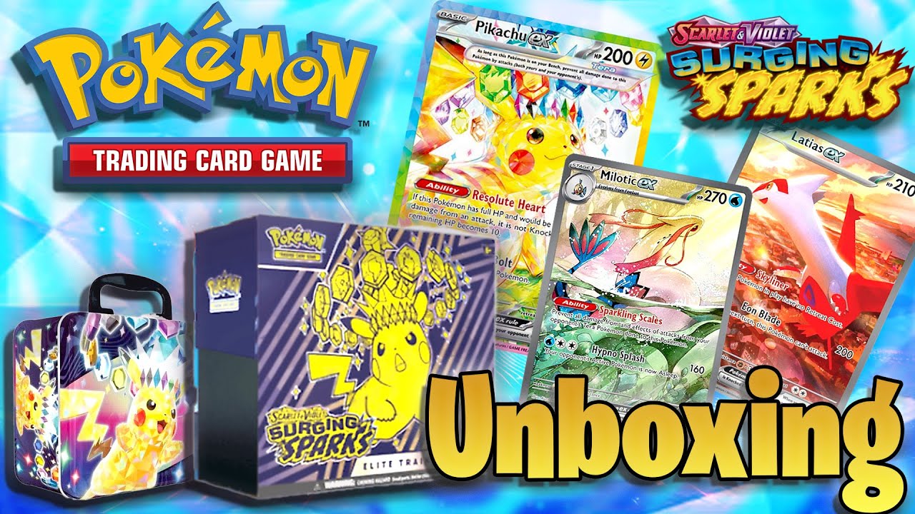 ⚡That's One Expensive Mouse!!🐁 Pokemon SV08 Surging Sparks - ETB and Collector's Chest - Unboxing