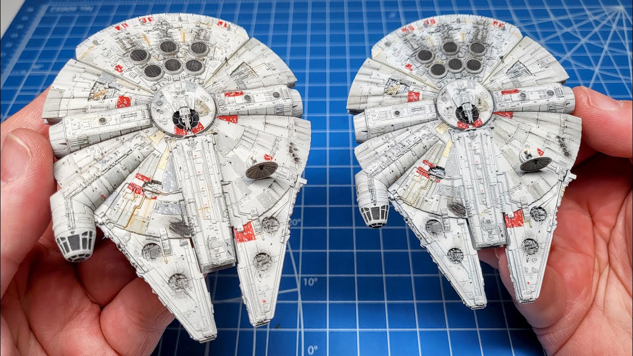 How to add super detail to your tiny Millennium Falcons