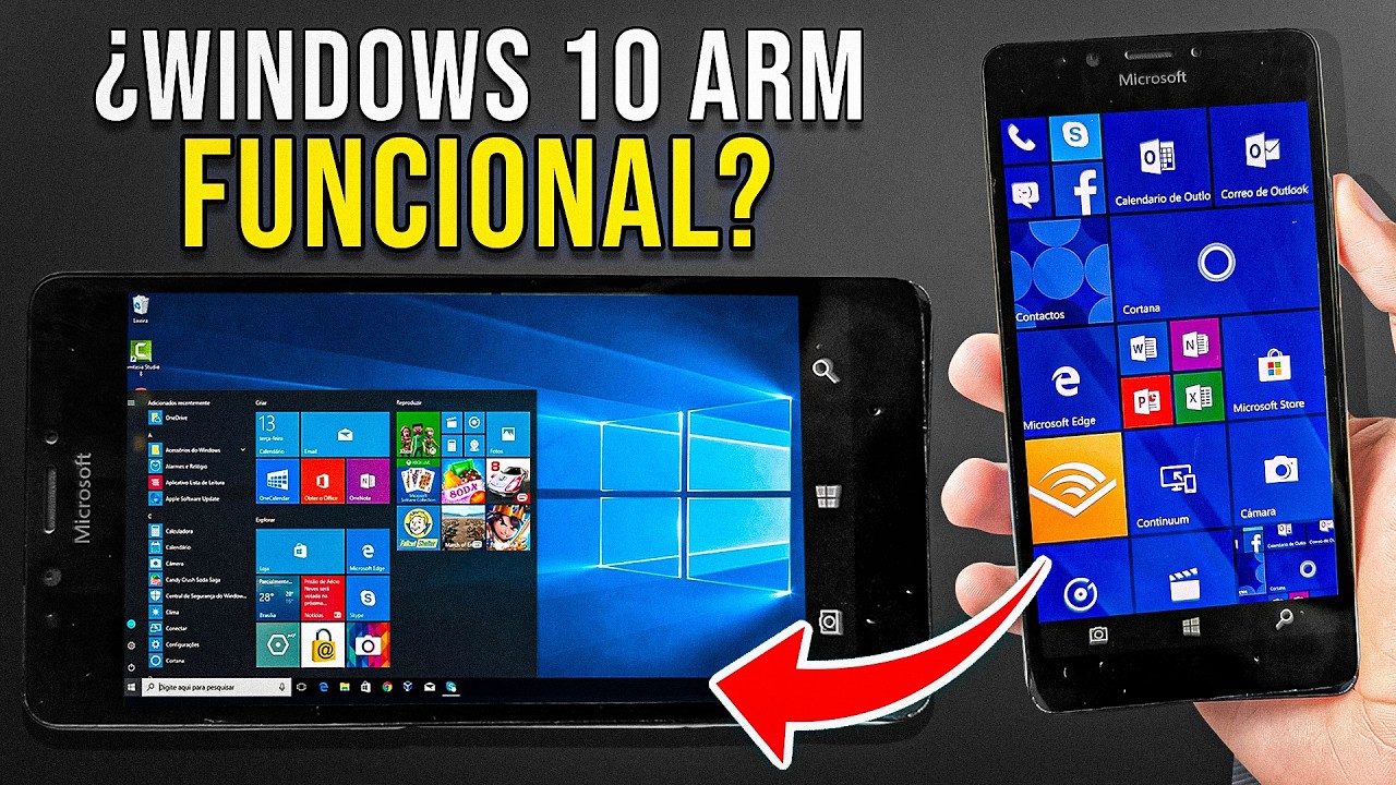 Le INSTALE WINDOWS 10 ARM  a mi Windows 10 Phone INSERVIBLE📱💻 ¿FUNCIONA?🤔