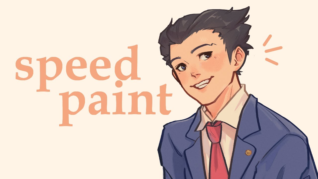ace attorney ♡ phoenix! // SPEEDPAINT