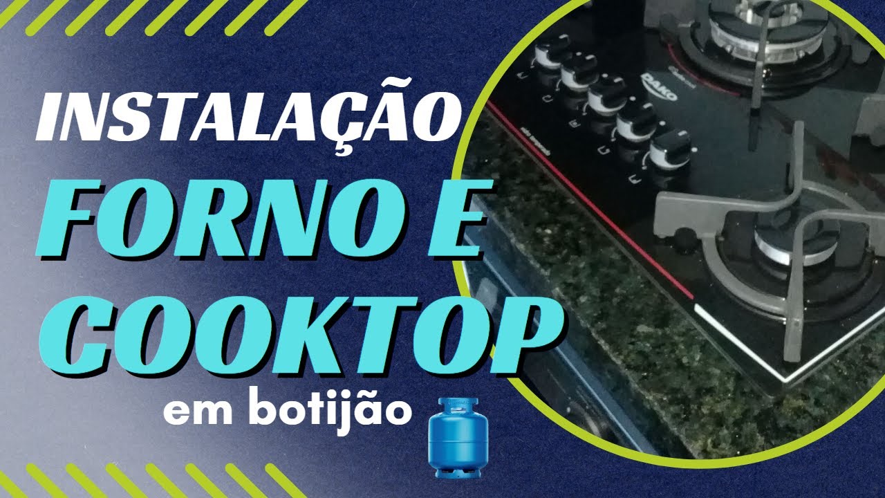 👍🛠LIGAÇÃO DE FORNO E COOKTOP  EM BOTIJÃO DE GÁS POR UM PROFISSINAL TÉCNICO 🛠👍