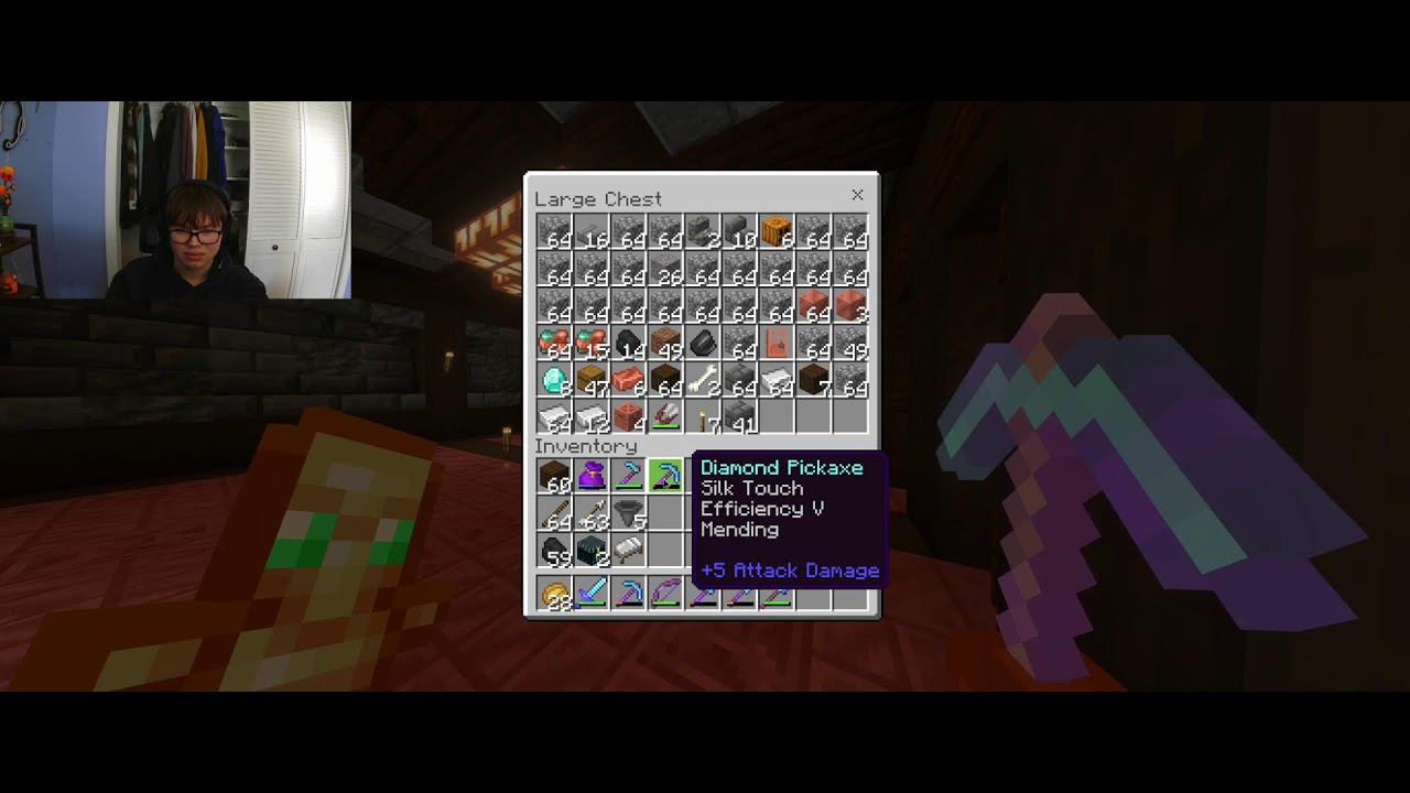 Minecraft Solo Survival S2 Ep 40: Storage Project Part 3