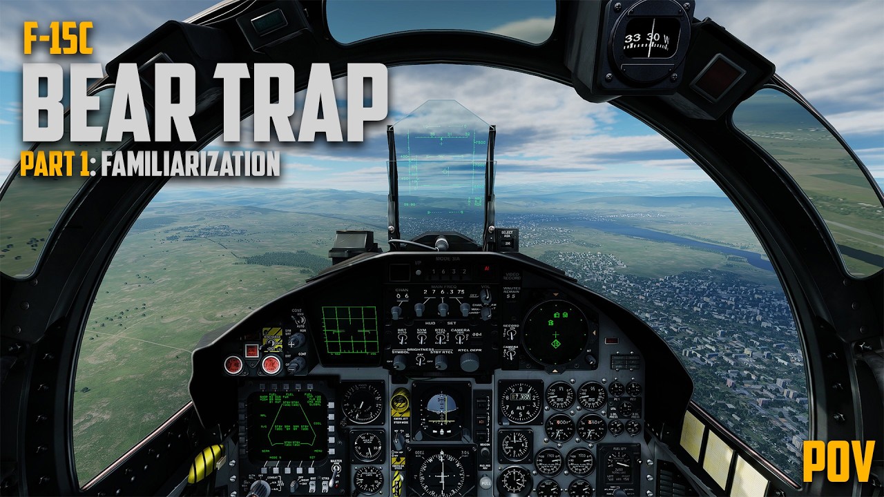 F-15 | Familiarisation Flight | DCS World campaign #1