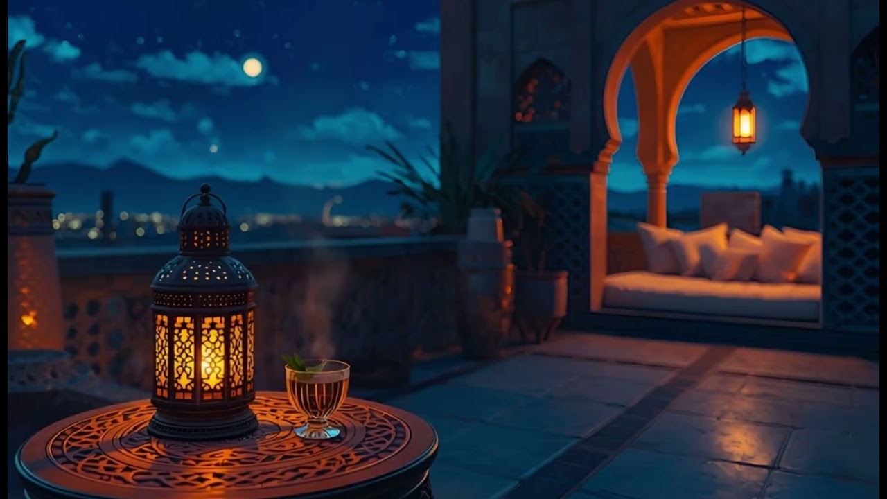 Ramadan Night Arabic Lofi #17 🌙 Calm Violin  & Oud (Nahawand / Hijaz Chillhop)_لوفاي رمضاني هادئ