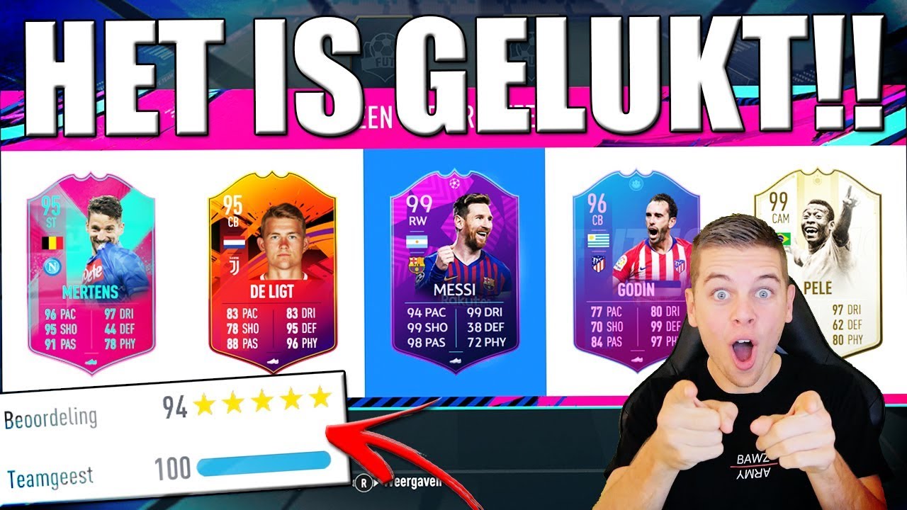 HET IS GELUKT! BESTE 194 FUT DRAFT IN FIFA 19!!