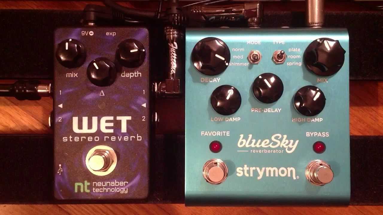 Stereo Wet Reverb Shimmer vs Blue Sky Reverberator Shimmer