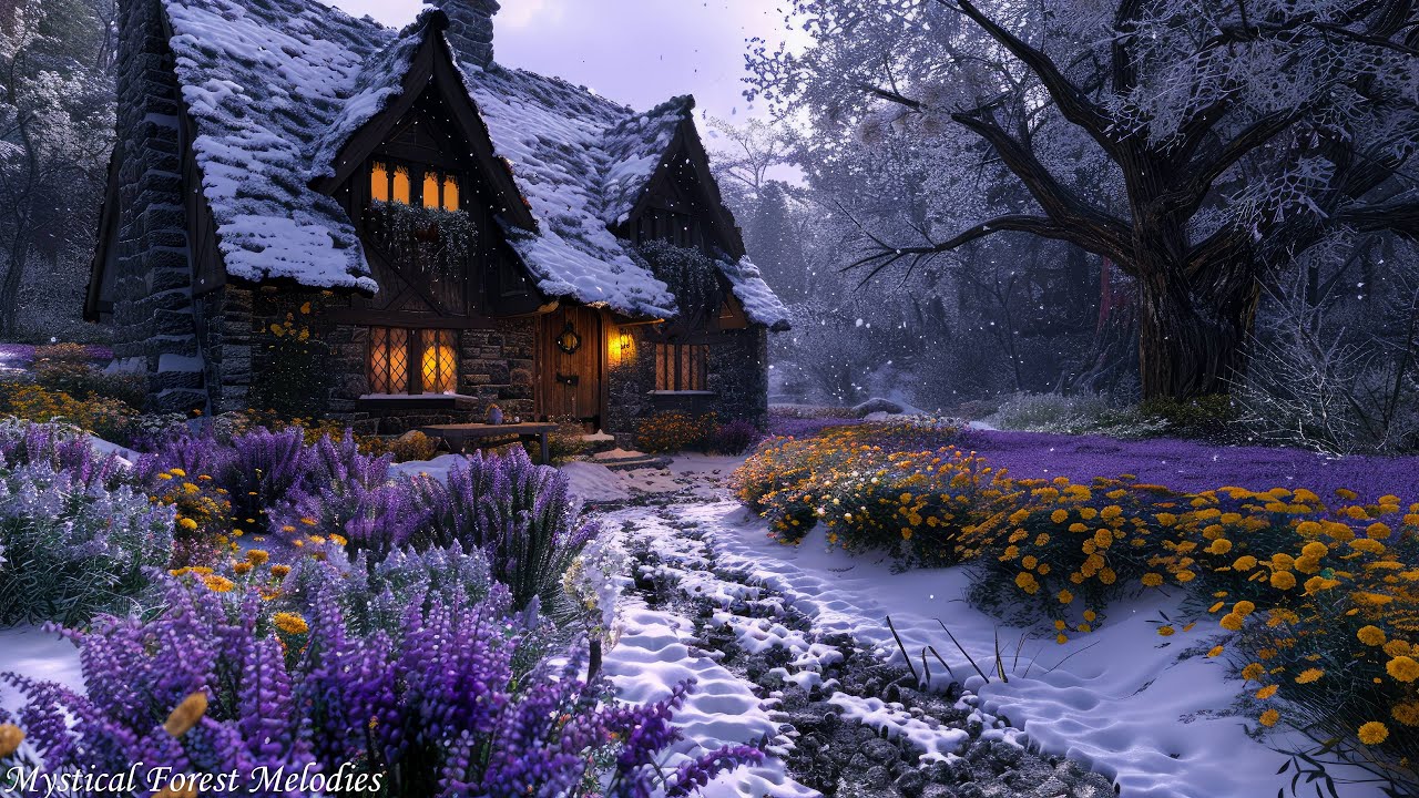 Mystical Forest Melodies: Celtic Music for Peaceful Winter Dreams - Music Helps Heal the Soul