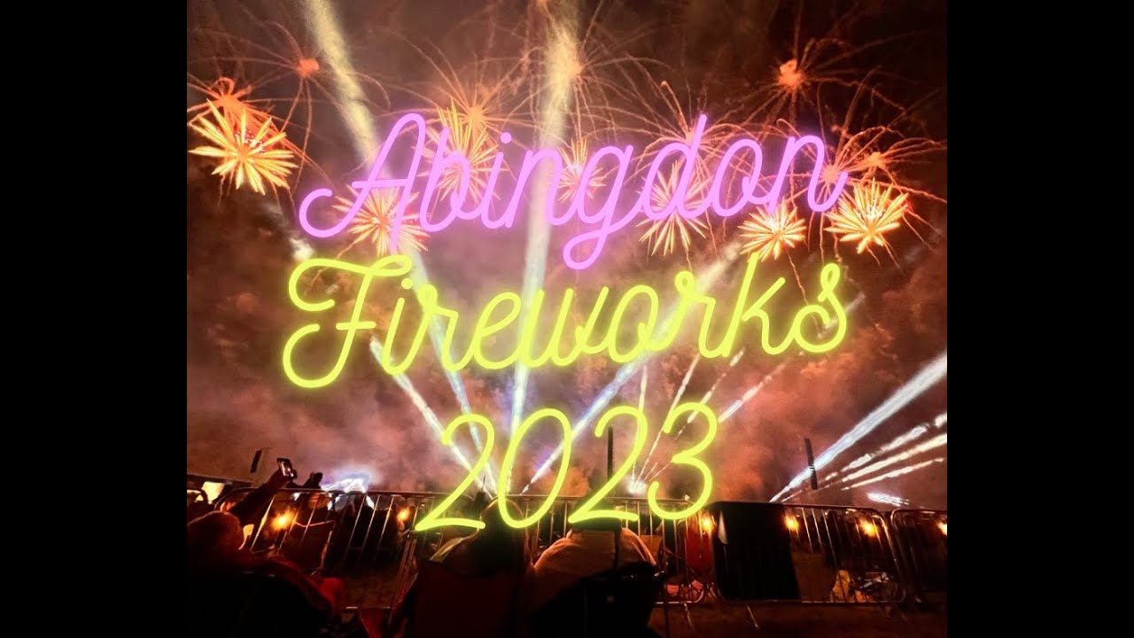 Abingdon Fireworks & Hot Air Balloon Festival 2023 - Full Finale Firework Display