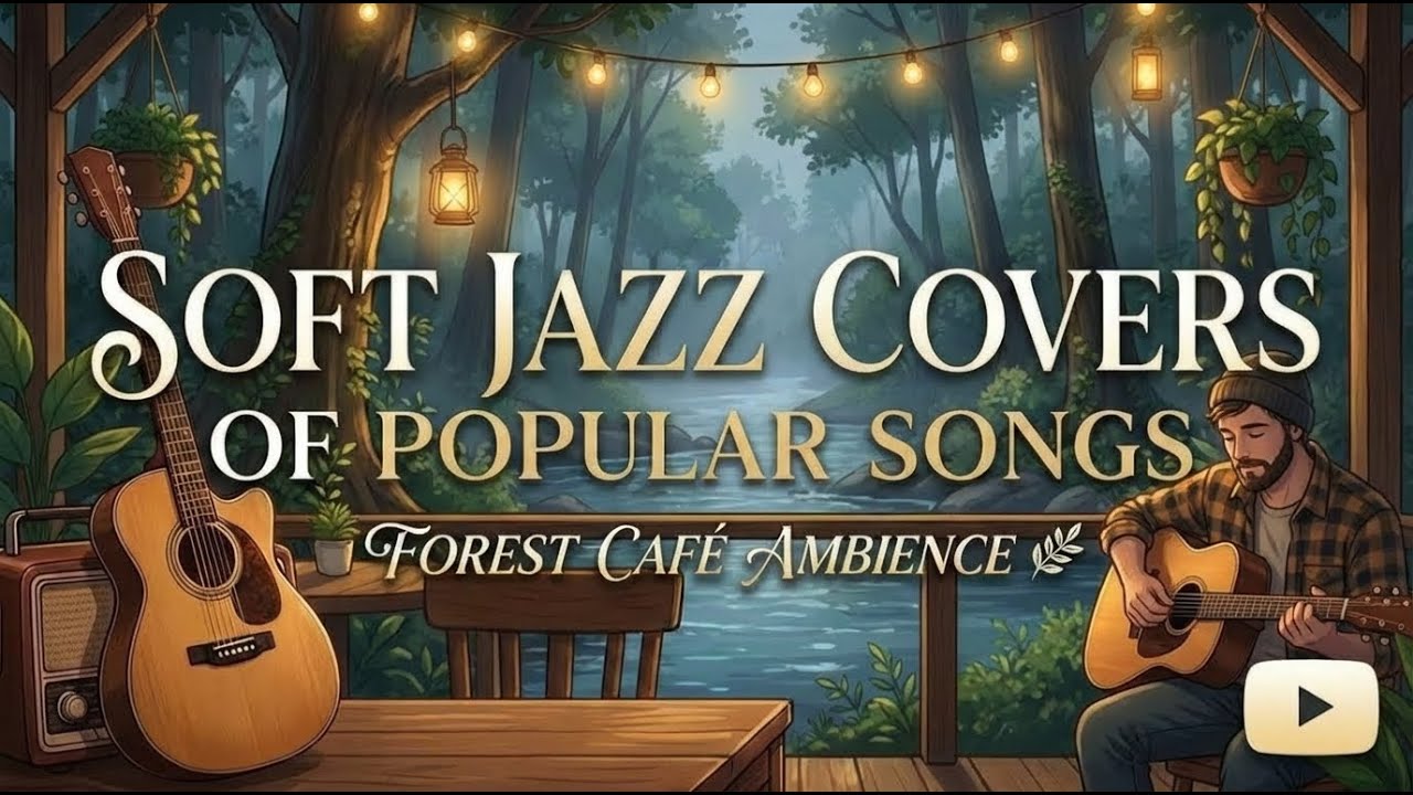 Experience deep relaxation. 🌿 Relaxing Forest Café Music for Study, Focus & Chill