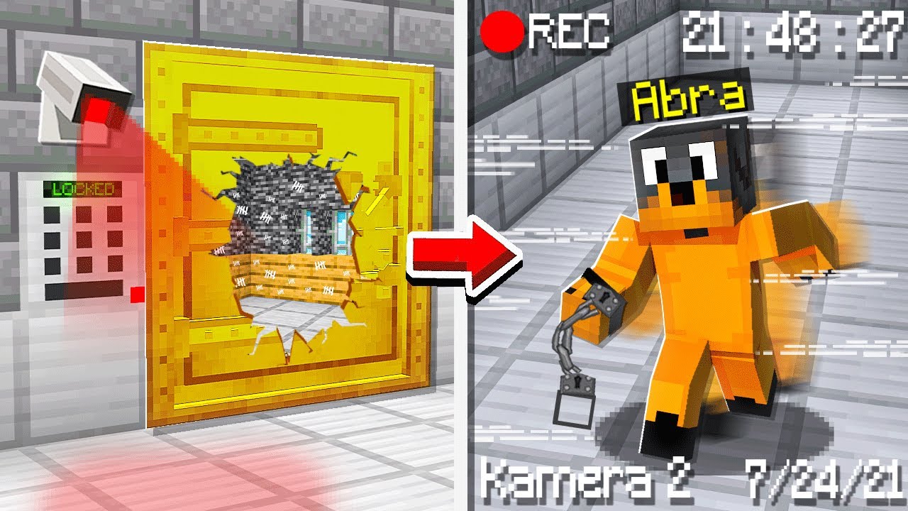 UCIEKŁEM z NIEZNISZCZALNEGO WIĘZIENIA gdy AGENTIX i ELVISO NIE PATRZYLI w Minecraft!
