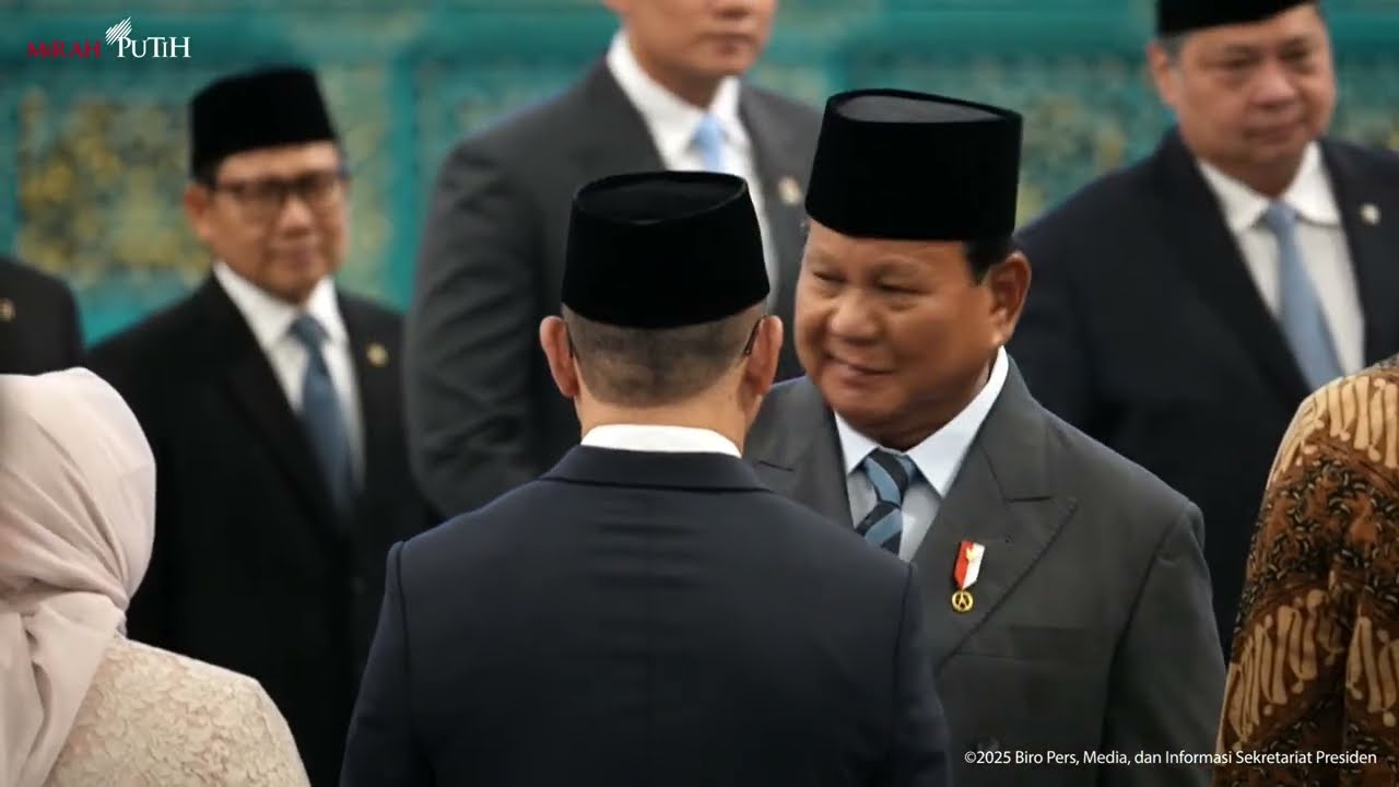 LIVE: Pelantikan Menteri dan Wamen Kabinet Merah Putih Sisa Masa Jabatan 2024-2029, 8 September 2025