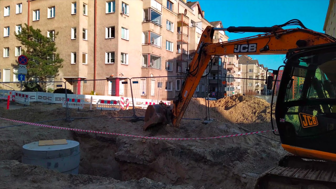 Walking Szczecin 🚶 Niebuszewo Road Construction April 20, 2021