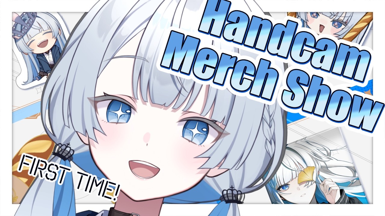 First Handcam | Merch unboxing & Showcase -Japanese Vtuber-