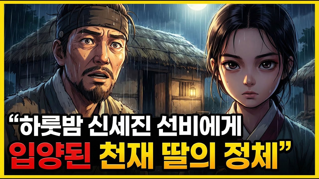 하룻밤 신세진 선비에게 입양된 천재 딸의 정체는 과연? |야담|만담|전설|옛날이야기|사연