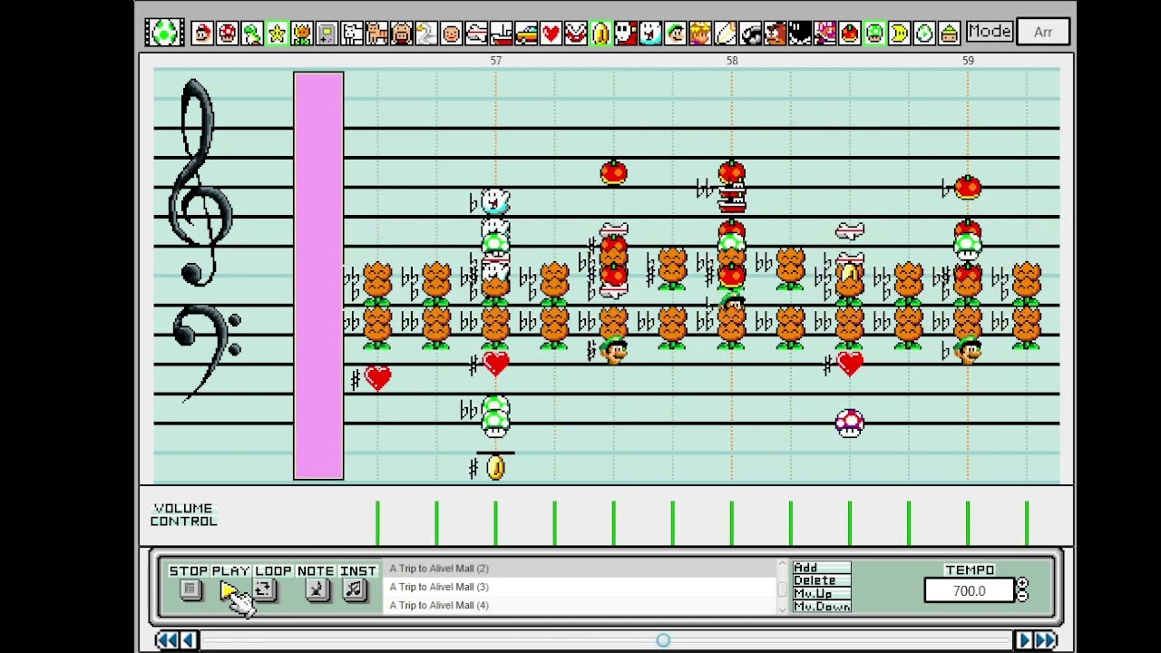 Mario Paint | A Trip to Alivel Mall - Kirby and the Forgotten Land
