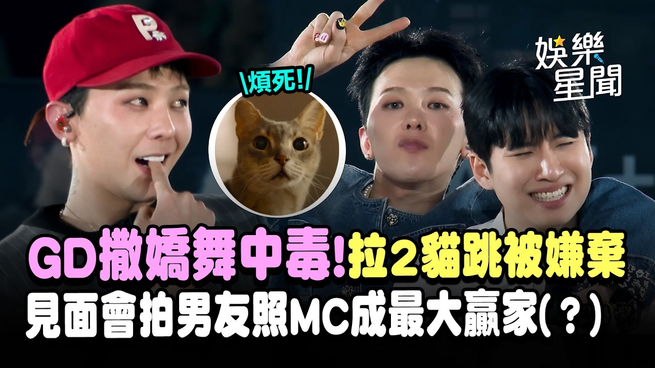 GD撒嬌舞中毒！拉2貓跳「被嫌棄」粉絲見面會感性告白惹淚....拍攝男友照主持人成最大贏家(？)ＸＤ｜三立娛樂星聞