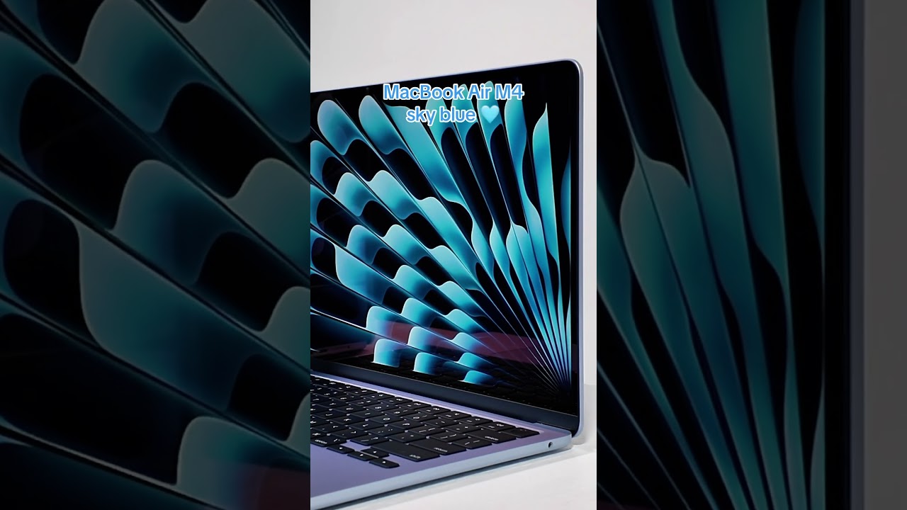 MacBook Air M4 (2025) Sky Blue 🩵 First Look! #macbookairm4