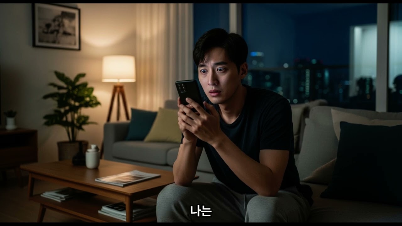 지하실 문틈으로 보인 눈… 우리 집엔 나밖에 없었습니다