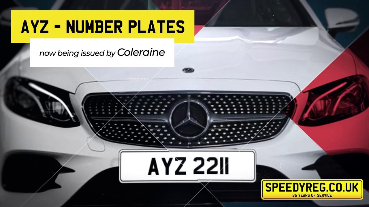 AYZ Number Plates Now Being Issued in Coleraine (January 2020) | NEW Irish Number Plate Releases