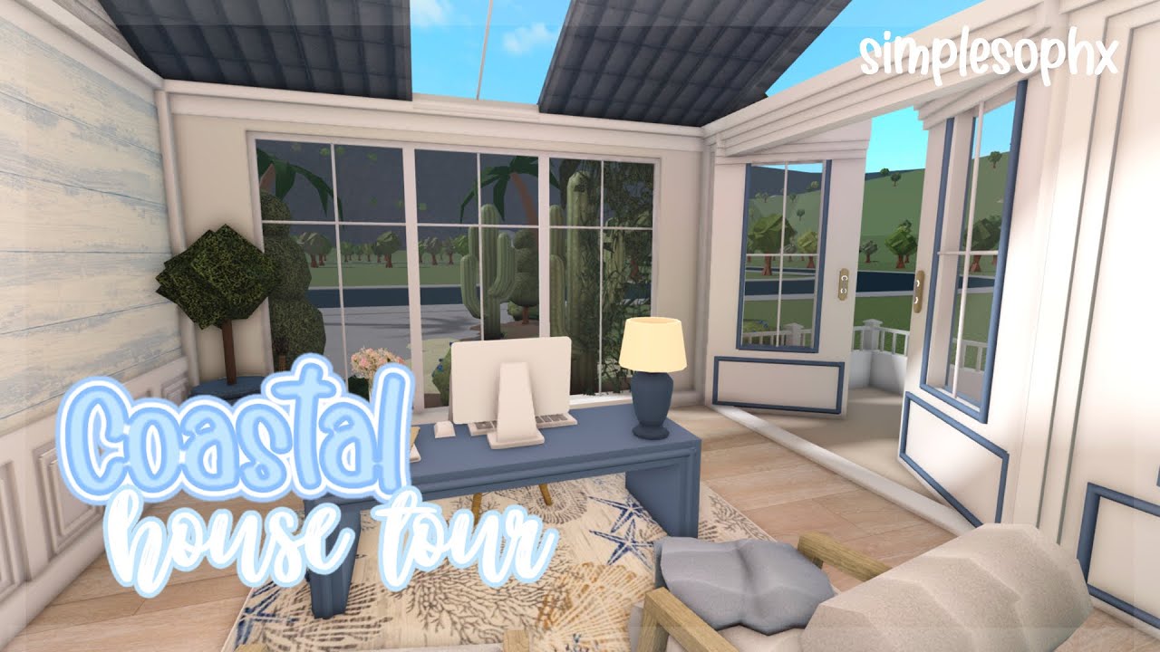 OUR DREAM COASTAL HOUSE TOUR! *LAYOUT + COSTS* - Roblox Bloxburg Video