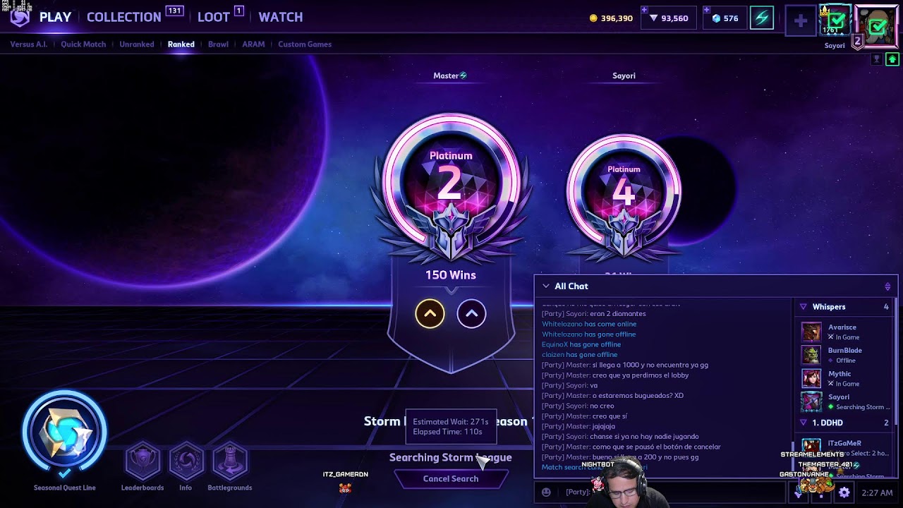 Jueves de subiendo a Grand Master