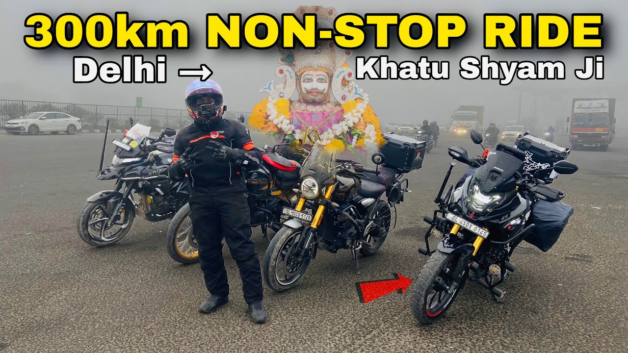Delhi to Khatu Shyam Ji Bike Ride | 300KM Non Stop Ride | Rajasthan Trip Start | part -1