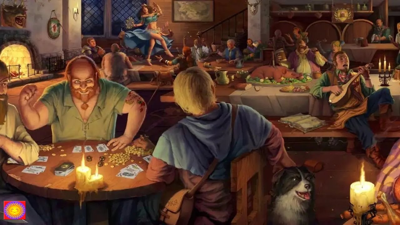 Epic Beautiful Fantasy Medieval Tavern Inn Music for 1Hour  Rest - Study - Relaxation -Part 2