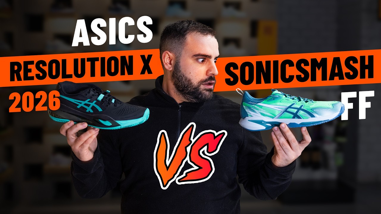 Mejores zapatillas de p&aacute;del ASICS 2026 👟 Diferencias entre Sonicsmash y Resolution 2026