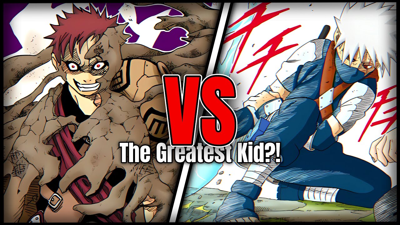Kid Kakashi vs Gaara Is Not Even Close