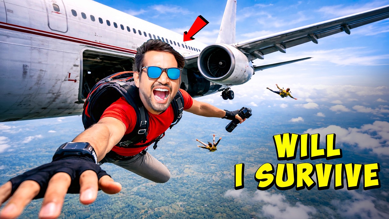 Airplane Se Kiya Jump - Kya Main Bach Paunga 🤯 ??? MR. INDIAN HACKER