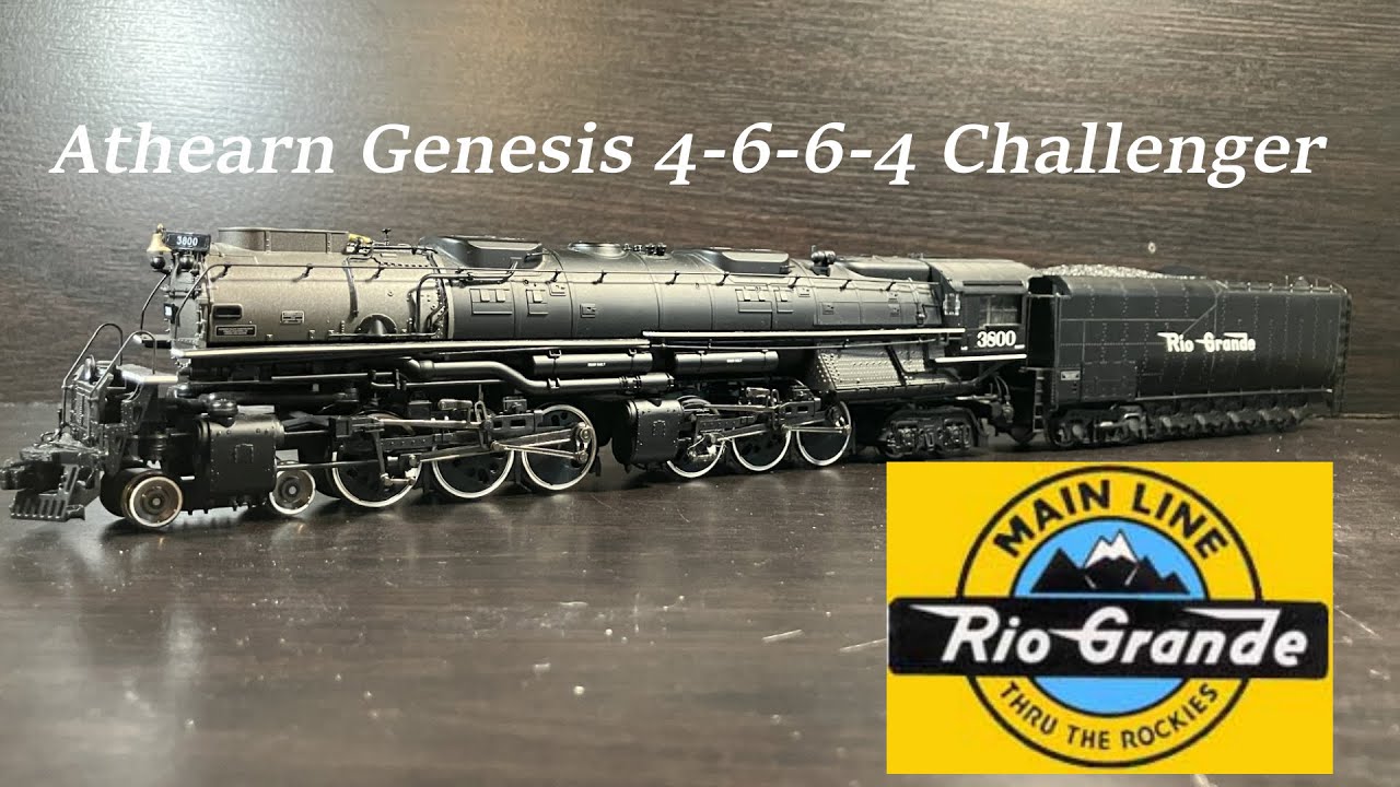 Review: Ho Scale Athearn Genesis 4-6-6-4 Challenger Steam Locomotive (DRGW)