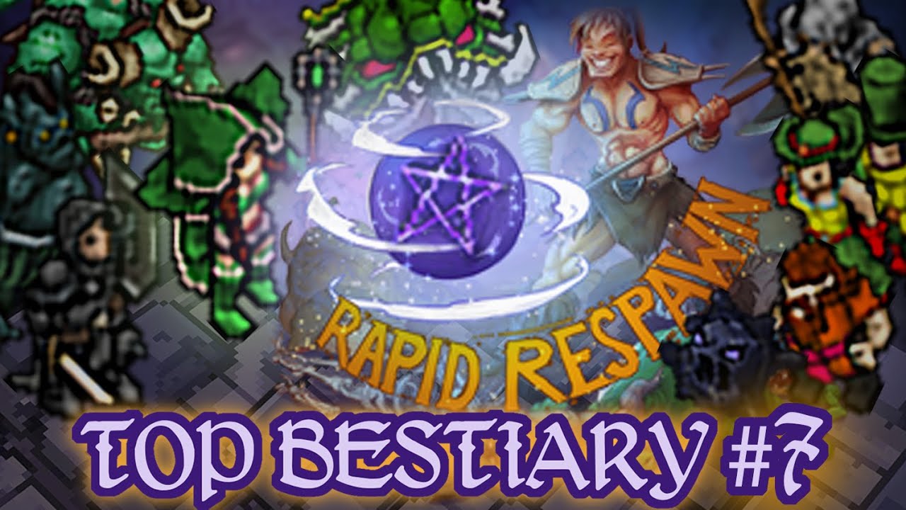 [Tibia] Projekt Bestiariusz #7 - TOP 20 🎉 Earth Library 📗 Deepling Brawlery 🧜‍♂️Usurper Warlocki ⚔️