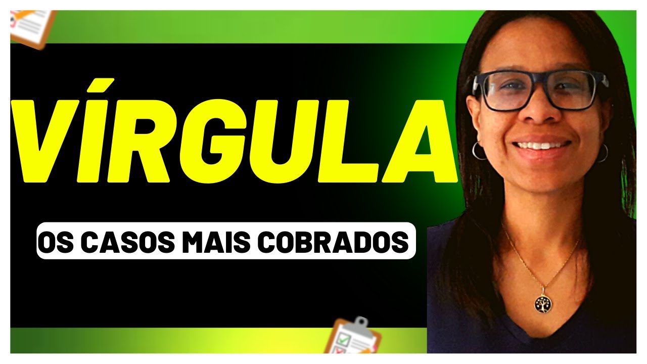 🔴  VÍRGULA: USO da VÍRGULA | AULA de PORTUGUÊS do ZERO para CONCURSOS