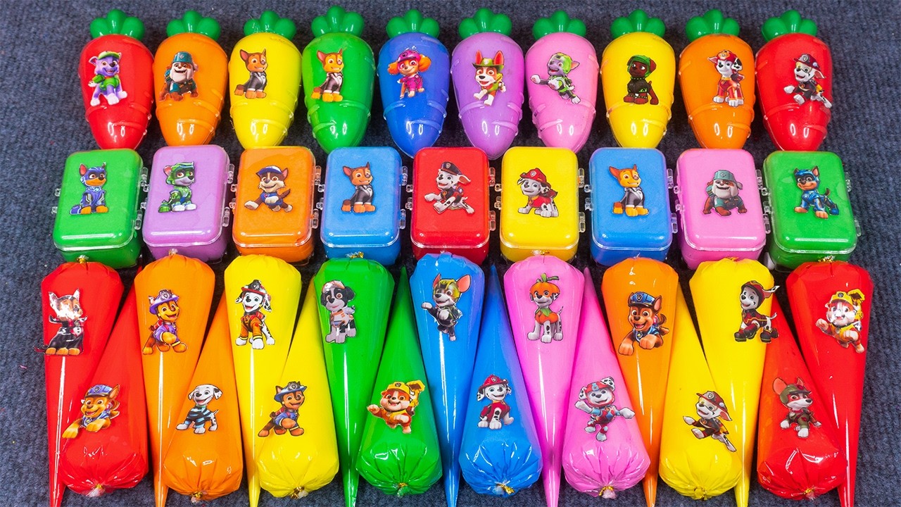 Paw Patrol 🐾 ASMR Slime Time with Ryder, Chase, Marshall & Friends Satisfying ASMR 💖