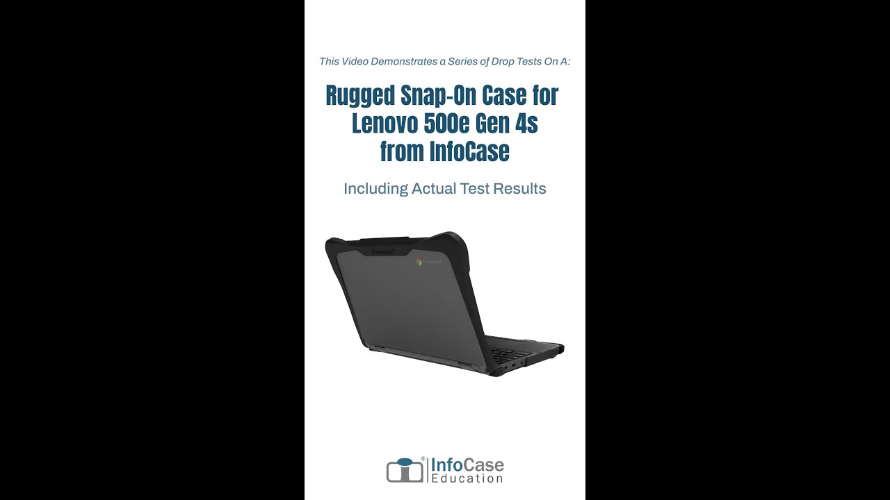 Drop Test! InfoCase Rugged Pro Case for Lenovo 500e Gen 4s