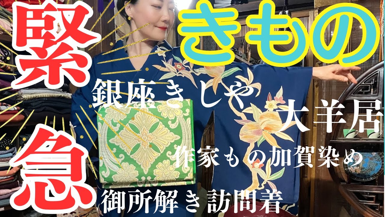 作家モノ多め【最後に大物】早い者勝ち‼️どうしても気になる《京都正尚堂》に行ってしまいました👘 #ばーちー京都