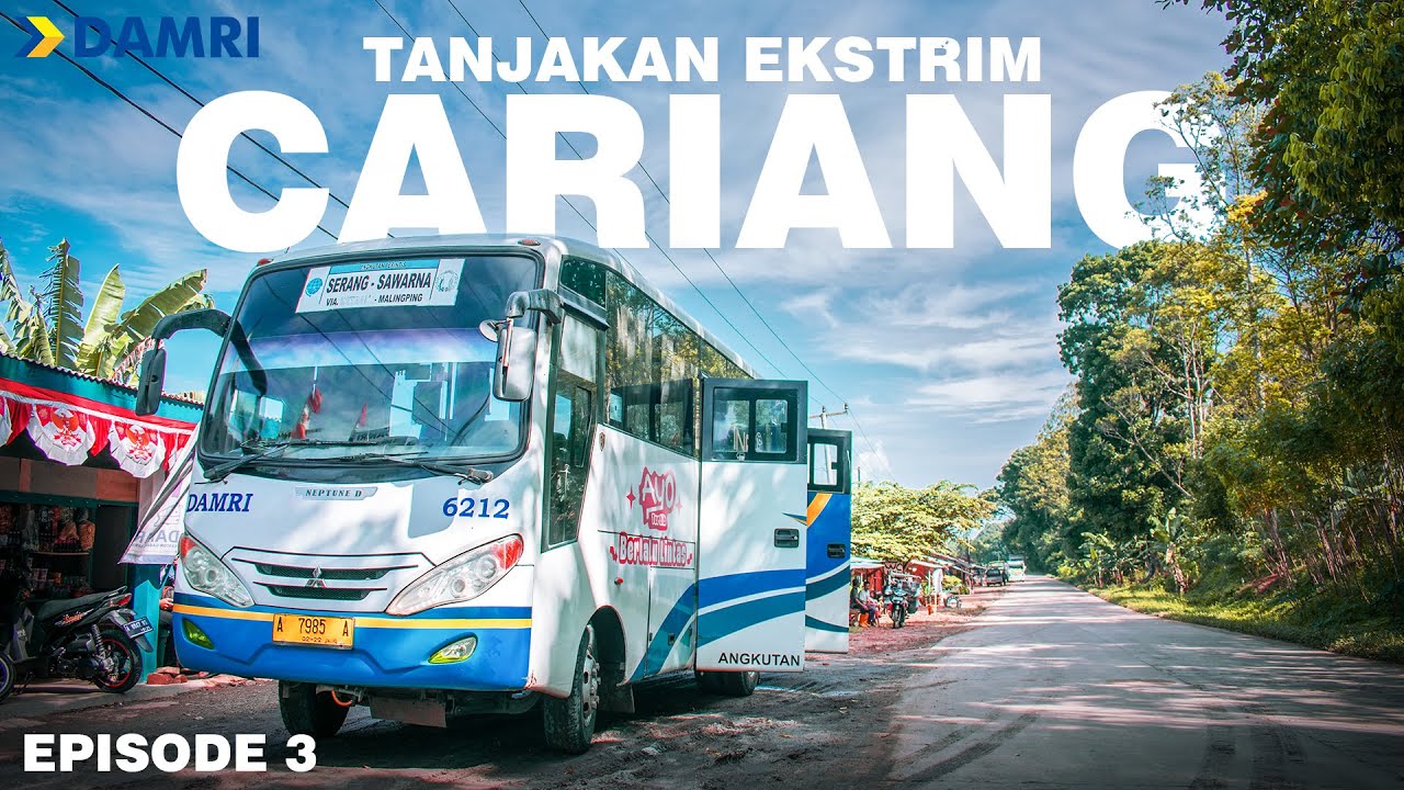 DEPOK - SAWARNA Naik Angkutan Umum Ep.3 | Trip Seru Damri Perintis Serang - Sawarna