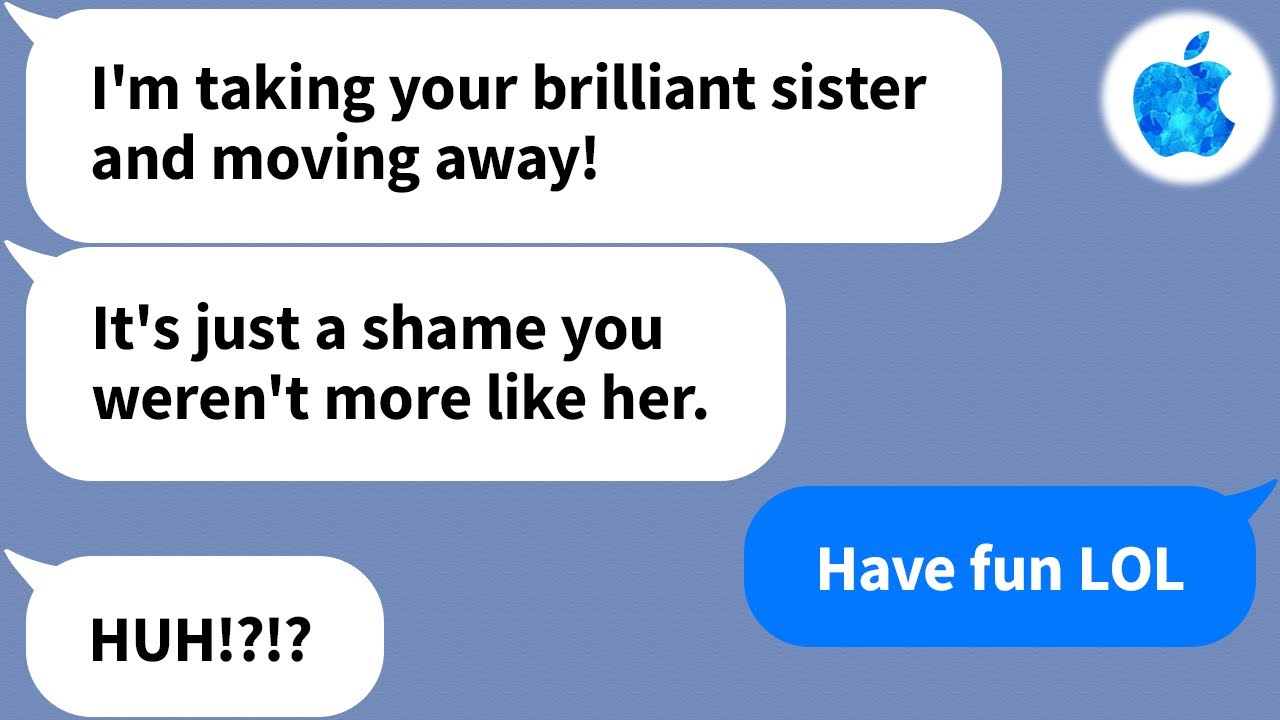 【Apple】My mother only cares about my smart sister and leaves without me, but when she came back...
