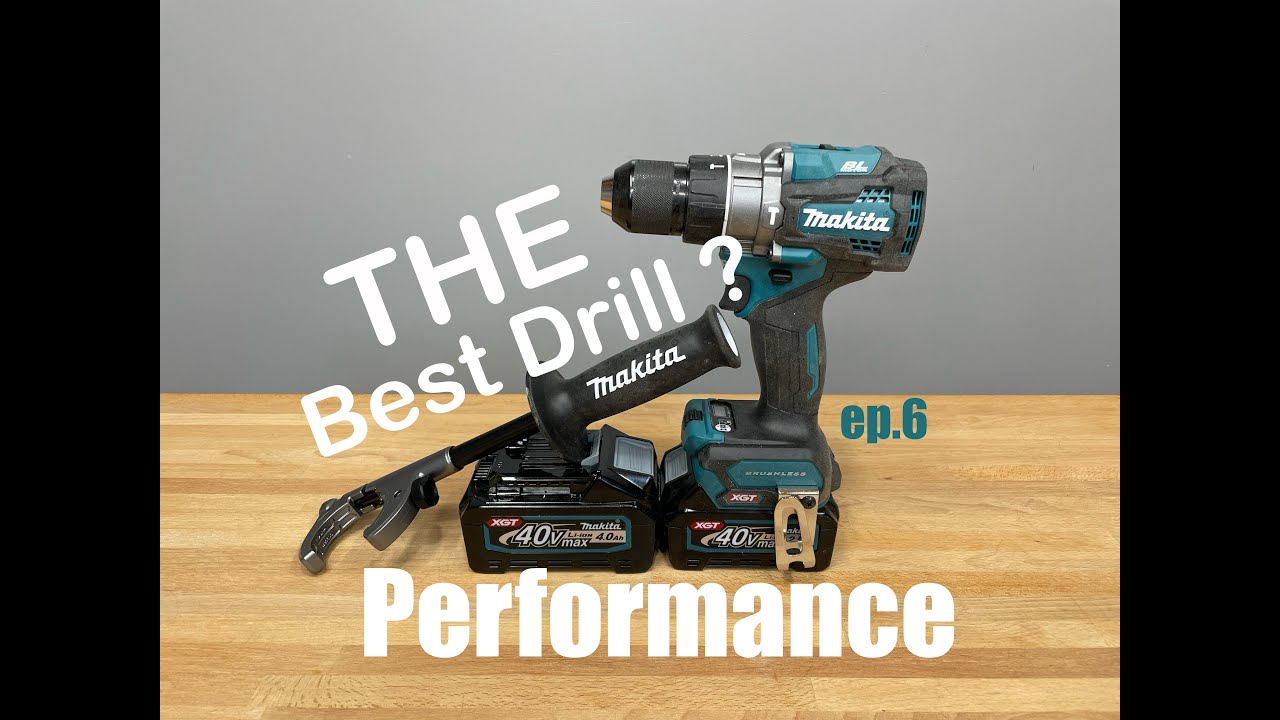 Fastest Drill Makita XGT 40v max 1/2 IN. Hammer Drill Review - GPH01 | Drills - ep.6