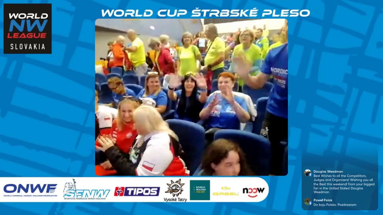 🎥 LIVE START – Official Opening of the NORDIC WALKING WORLD CUP – Štrbské Pleso 2025