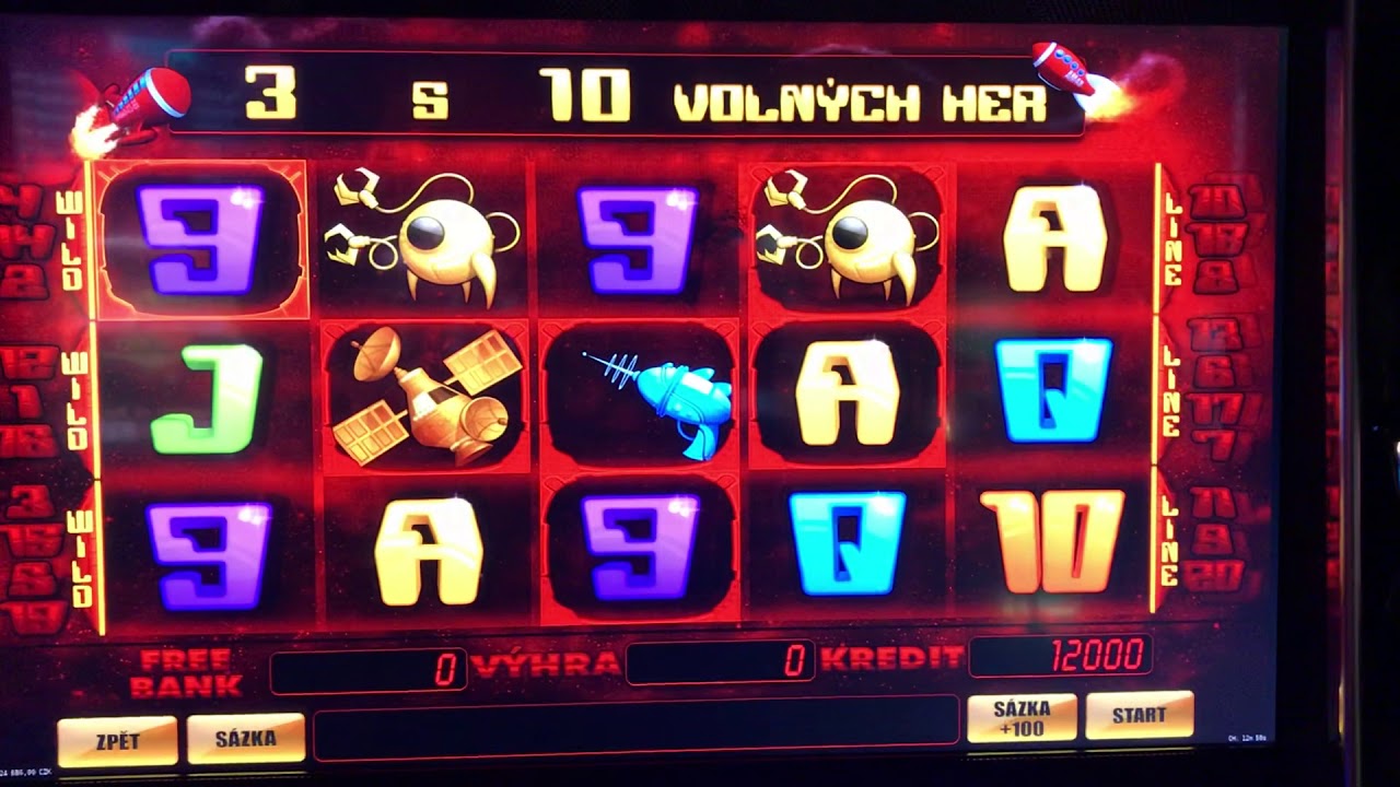 Space Adventure - BONUS - 500 kč bet - WIN 24.000