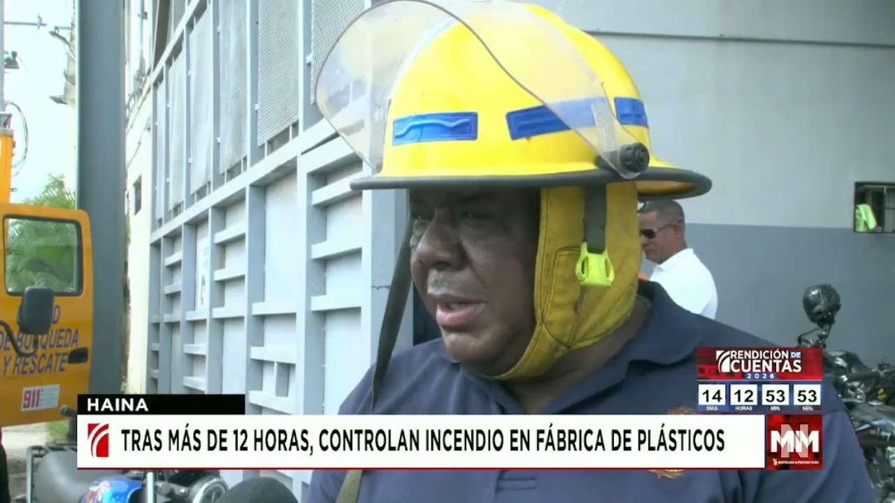 Tras más de 12 horas, controlan incendio en fábrica de plásticos