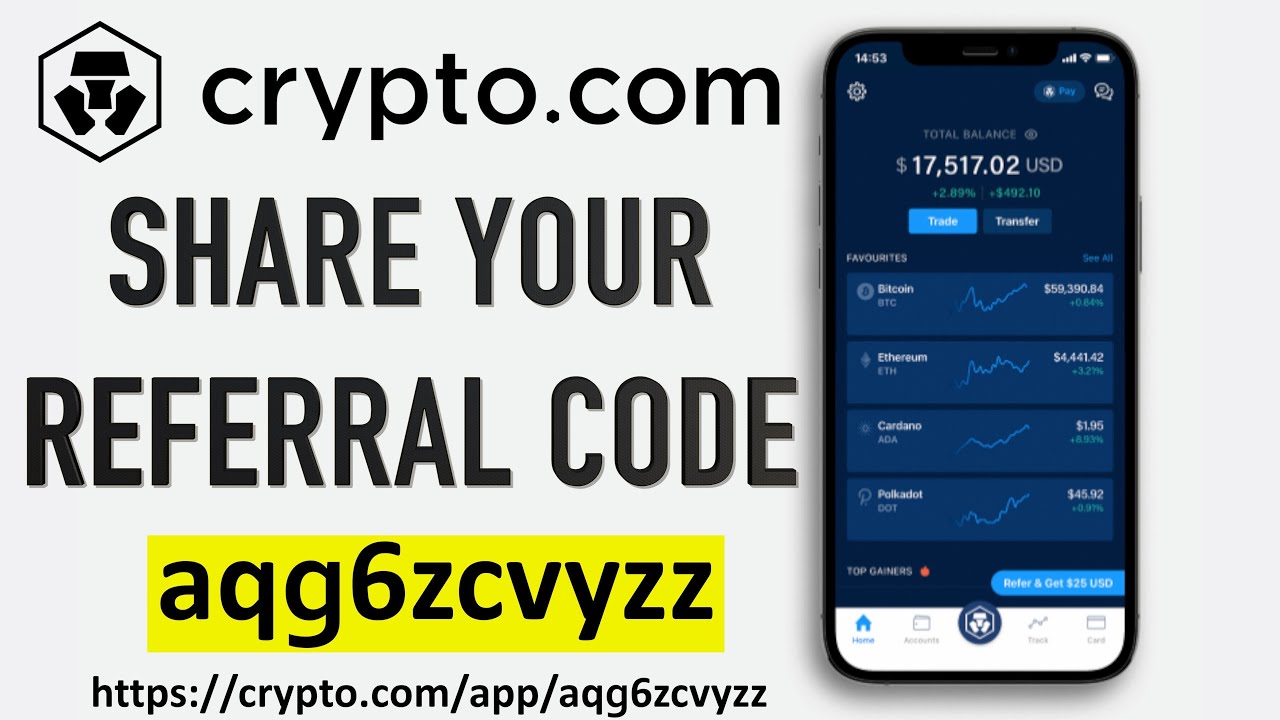 Crypto.com Share Your Referral Code