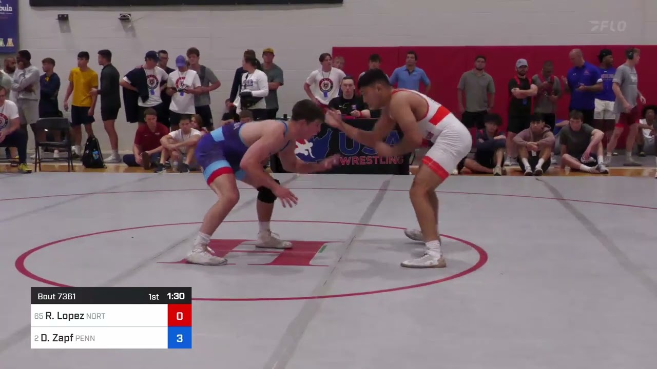 70 Kg Semifinal - Rudy Lopez, Northern Colorado Wrestling Club Vs Doug Zapf, Pennsylvania RTC Bf66